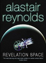 Revelation Space book cover: a spaceship against a planet