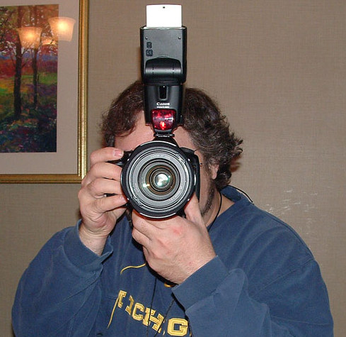 Geoff taking a picture
